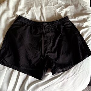 Zara Black Drawstring Shorts